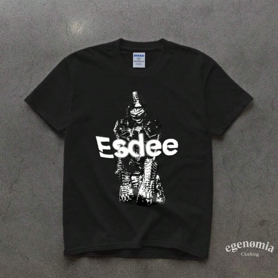 Esdeekid T-Shirt Inspired By Uk Underground, Sematary, Dean , , Fakemink, Y2K Streetw - 黑色 - 查看 1