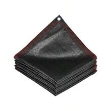 1. Red de sombra negra de alta calidad, cubierta contra la lluvia, adecuada para piscinas y patios - Protección UV del 65-75%, toldo para exteriores para patio, garaje y oasis de jardín - Negro + cordón - Ver 16
