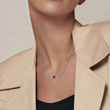 New Style Arrow Through The Heart Pendant Sterling Silver Necklace European And American Fashion Simple Temperament Light Luxury Versatile Clavicle Chain
