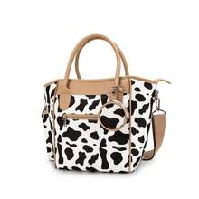 1pc Printed Multi-Functional Mommy Bag, Shoulder & Crossbody Diaper Bag, Lightweight & Waterproof For Mothers & Babies - Multicolor - View 9