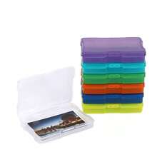 4x6 Inch Photo Box, 16 Slots Plastic Storage Container, Photo Organizer Box, Multi-Functional Portable Photo Storage And Organization Box - Multicolor - View 4