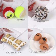 绳索狗玩具球，幼犬互动训练玩具，宠物咀嚼玩具，漂浮EVA弹性球