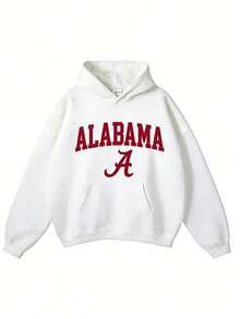 Vintage Sport Teams Collection Unisex Crewneck Black Hoodie, Graphic Team Collection Hoodie, Gift For Fans-New Arrivals For Autumn/Winter: Unisex Relaxed-Fit Cotton-Blend Long-Sleeve Hooded Sweatshirt - 白色4 - 查看 8