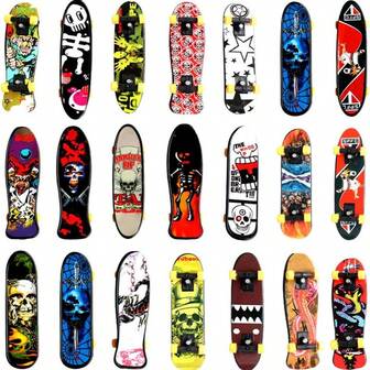 Creative Finger Skateboards Set - 10pcs Fun Fingertips Movement Starter Kit - Perfect Birthday Party Favors And Novelty Gift, Party Game, Holiday Game, Creative Small Gift (Random)