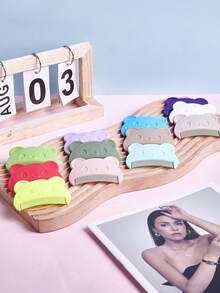 Baby Grooming Set, Bear Shaped Baby Comb For Removing Vernix, Newborn Cradle Cap Removal, Soft Hair Brush For Baby Bath And Head Care, Comb, Bath Brush