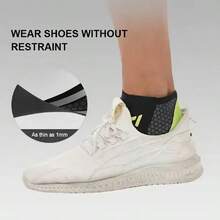 Attelle de soutien de cheville - Ajustement de compression robuste, haute élasticité douce, unisexe, convient pour le basket-ball, la course, l'entraînement de fitness - Choix idéal - Style aléatoire - Multicolore - Voir 6