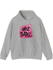 1 PcsFleece Sweatshirt,90s Graphic Classic Airbrush Illustration Retro BirthdayHoodies, Quality Hoodies, Machine Washable – Easy To Clean, Minimalist Design – Clean And Modern Look,Hoodies For Men And Women,Sudaderas Para Hombre,300g Cotton Casual Hoodies, Oversize Hooded SweatHoodies With Pockets,Graphic Hoodies,Fall And Winter Long Sleeve - Xám-6 - Xem 8