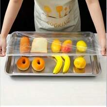 10/50/100pcs Cake Tray Dust Covers (A+B Length Should Be Less Than 70cm/27.6 Inches), Party Food Covers, Baking Cake Room Accessories, Kitchen Food Storage Tools, Fruit And Vegetable Bread Food Covers - Multicolor - View 4