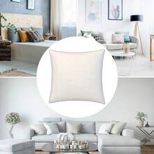 BewareOfPitBullsCanineSquarePillowcasePolyesterLinenVelvetCreativeDecorativeThrowPillowCaseCarCushionCover18_ - trắng - Xem 3