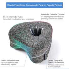 CYPN2 en 1 Almohada Ortopédica de Rodilla Memory FoamAlmohada para Piernas y Rodillas para Dolor de Piernas Cadera y Ciática Cojin Articulaciones para Dormir Entre las Piernas Knee Pillow para EmbarazoFashion - 222345054 - Ver 4
