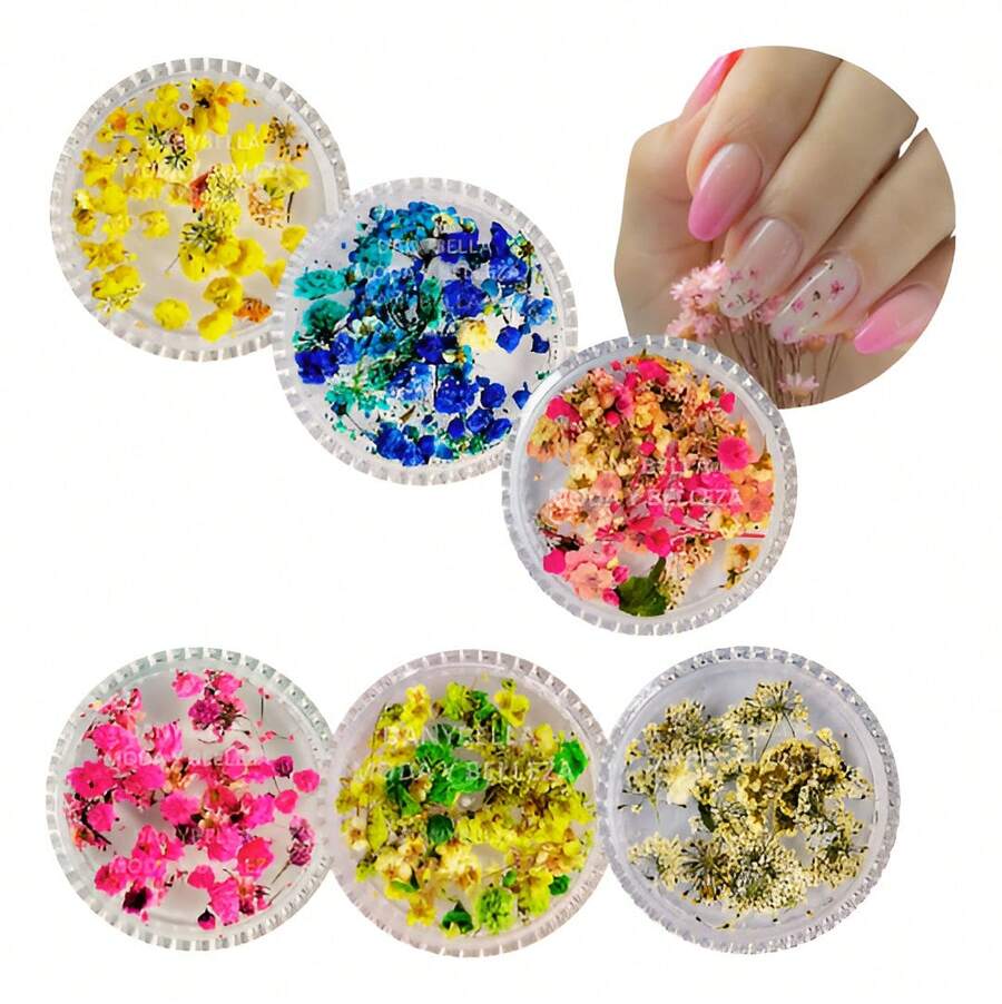 Tendencia3 Pack Naturaleza Muerta Flores Decoración Uñas AcrílicasCalidad premium - 1 - Ver 1
