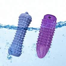 1pc Sensory Toy Finger Pain Relief Stress Relief Creative Small Toy Silicone Pendant - Multicolor - View 5