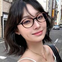 Preppy Style Oval Reading Glasses - Retro Small Frame,  Aesthetic Brown Eyeglasses, Lightweight Plastic Eyewear For Daily & Office Wear - 透明灰色 - 查看 6
