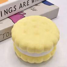 New Realistic Squishy Toy Emojioo Cake & Sandwich Cookie, Slow Rebound Modeling Clay, Good Tactile Feel! - Multicolor - View 5