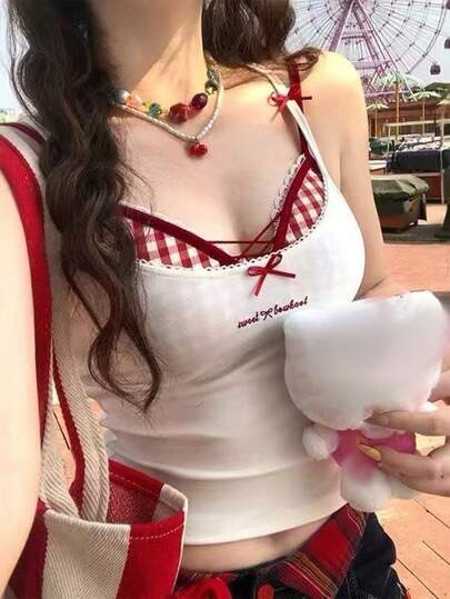 甜美火辣女孩无袖吊带背心，性感白色夏季叠穿吊带背心，短款无袖衬衫