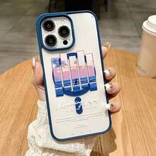 Para IPhone17/17AIR/17 Pro/17 Pro Max/16/16 Pro/16 Plus/16 Pro Max/15/15 Pro/15 Plus/15 Pro Max/14/14 Plus/14 Pro/14 Pro Max/13/13 Pro/13 Pro Max/12/12 Pro/12 Pro Max/11/11 Pro/11 Pro Max/X/XS/XSMAX,  Galaxy S25/S25 Plus/S25Ultra/S24/S24FE/S24 Plus/S24 Ultra/S23/S23FE/S23+/S23 Ultra/S22/S22+/S22 Ultra, Silicone Magnetic Phone Case, High-End Fashion, TPU border wrapping + independent lens frame, anillo de succión magnético incorporado MagSafe segunda succión - Negro - Ver 4