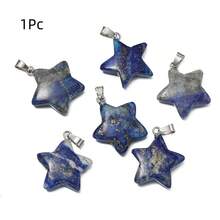 1Pc Natural Stone Five-Pointed Star Charm Pendant For DIY Valentine's Day Gift Jewelry Making Supplies - Natural Stone Five-pointed Star Pendant - View 15