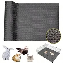 1PC Summer EVA Non-Slip Washable Hamster Bedding Cage Mat Reusable Easy-Cut Multi-Size Small Animals Bed & Playpen Mat Cage Liner Small Pet Mat Cage Accessories Reptile Carpet Liner, Suitable For Rabbits,Guinea Pigs, Hamster, Lizards, Turtles - Multicolor - View 6