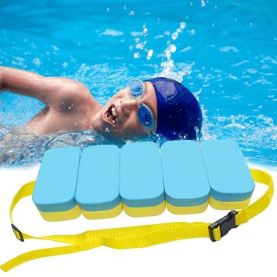 CYPNCinturon Flotador Flotadores para Entrenamiento de Natación en Piscina Cinturón de  Flotante Ajustable de Espuma EVA para Flotación Acuático Aeróbicos para Adultos y NinoFashion - 222622936 - Ver 1