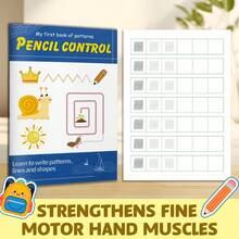 Pre-Writing Skills Workbook, Trace-And-Repeat Exercises For Lines, Shapes And Simple Patterns, Supports Pencil Grip, Stroke Control And Fine Motor Development, Clean Layout For Easy Practice - Pencil Control Workbook - View 11