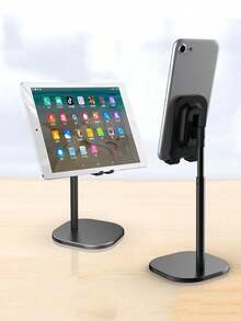 可调节可伸缩多功能手机/平板电脑支架，适用于直播、在线课程、休闲使用等场景 - 彩色 - 查看 1