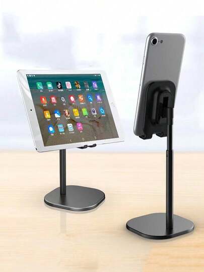 Adjustable & Retractable Multi-Function Phone/Tablet Stand, Suitable For Live Streaming, Online Classes, Slouchy Use