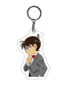 Nuevo llavero multicapa de PMMA con tema de dibujos animados y anime, llavero del personaje de anime Edogawa, accesorio para mochila, pequeño regalo para vacaciones - Multicolor - Ver 13