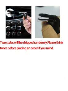 Magnetic Car Air Vent Phone Holder, L-Shaped Design, Suitable For Navigation - Multicolor - View 8