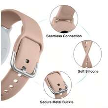 20毫米硅胶表带，兼容Garmin Vivoactive 6/Vivoactive 5/Vivoactive 3/Venu/Venu 2 Plus/Venu Sq/Galaxy Watch 7/6/5/4（40毫米/44毫米）/Watch 4/6 Classic（42毫米/46毫米/43毫米/47毫米），男女通用；柔软运动替换表带，适用于Forerunner 645/245/Galaxy Watch 5 Pro（45毫米）/Active 2/Watch 3（41毫米）。 - 20mm - 查看 2