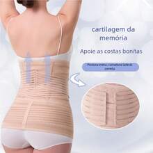 Postpartum Belly Reduction Belt - Ideal For Post-Surgery And Reducing Measurements - Hồng - Xem 4