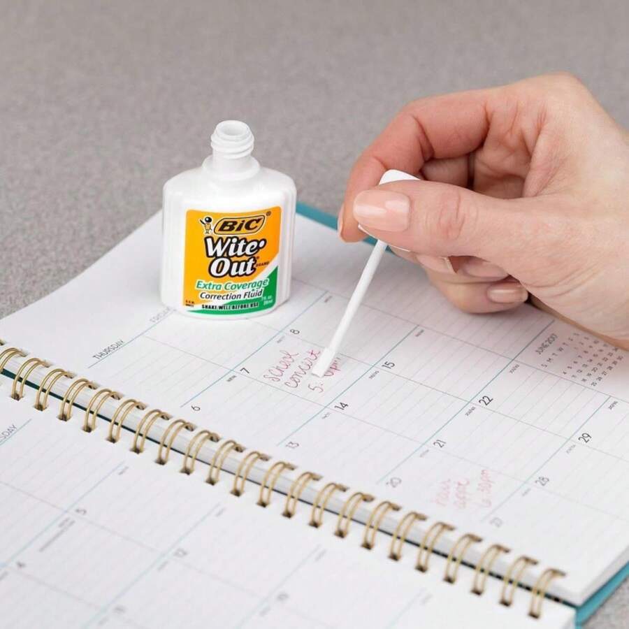 Bic Wite Out Extra Coverage Correction Fluid-7oz - 白色 - 查看 1