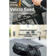 15L High Capacity Bicycle Saddle Bag, Foldable Bike Rear Rack Trunk Bag, Mountain/Road Bike Cycling Travel Pannier