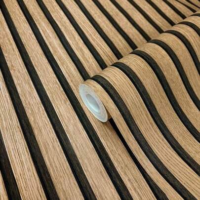 1 rolă de tapet 3D vintage cu model de lemn, tapet în stil japonez impermeabil și rezistent la umiditate, potrivit pentru sufragerie, dormitor, fundal de cameră de ceai