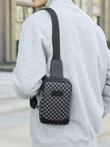 1pc Men's Multi-Functional Convertible Chest Bag | Waterproof USB Charging Crossbody Waist Pack | Fashion Casual Sling Bag For Office Business Teacher Holiday Gift All Seasons , Valentines Gifts - Multicolor - View 7