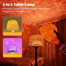 Waterproof Shower Light, Suitable For Shower Rooms, Rechargeable, With Remote And Touch Controls, Wireless Design, 16-Color Variable Light, LED Ocean Wave Projection Light, Suitable For Bathrooms/Bathtubs. - 彩色 - 查看 5