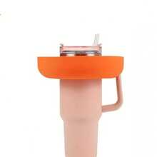 Cup Snack Bowl, Perfectly Compatible With Stanley Flat-Bottomed Cups, Reusable Silicone Snack Tray, Cup Accessory (Cream Snack Bowl). - Multicolor - View 12