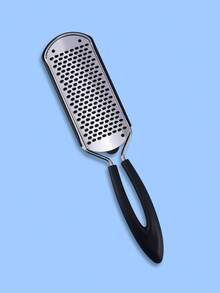 1pc Stainless Steel Foot File Callus Pellet Remover Hard Dead Skin Container Scrubber For Heel Removal Pedicure Spa Too - Black - View 4