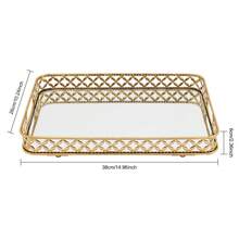 YUNRUX Cocktail & Snack Trays - Gold - View 2