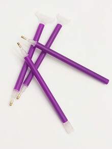 一套紫色钻石画工具，包括1支1/3/6/9号钻笔，8颗紫色圆形钻石画泥，1个收纳盒 - 紫色 - 查看 3