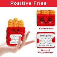 1件 这款令人愉悦的手工薯条，定能让拥有一切的人感到惊喜！我们的情感玩偶是生日、情人节、父亲节、母亲节、圣诞节、感恩节和周年纪念日的理想礼物，也是公司活动或派对礼品的绝佳选择。 - 彩色 - 查看 4