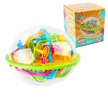 Tecforood 3D Puzzle Ball Maze Game | Popular Brain Teaser Toy, Steel Ball Track 3D Maze With 100 Obstacle Challenges, Interactive Logic & Focus Training Game, Classic Hand-Eye Coordination Puzzle For Boys And Girls, Easy-To-Carry Educational Toy For Home And Indoor Play, Trending Puzzle Game For Birthday Gifts, Family Game Time, Classroom Rewards, Party Activities, And Christmas Holiday Gifts - Multicolor - View 9