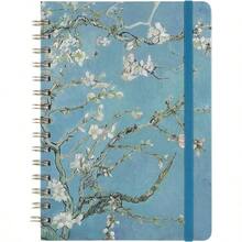 Ruled Journal/Notebook - Lined Journal, 6.3 Inch X 8.35 Inch, Hardcover, Back Pocket, Strong Twin - Wire Binding With Premium Paper, College Ruled Notebook/Journal, School, Office Home - màu xanh lá - Xem 1