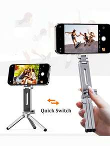 1个旅行磁吸手机支架，ABS材质，Magsafe便携式夹子，可旋转可折叠，通用手机支架，360度旋转，桌面可折叠支架 - 彩色 - 查看 4