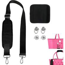 Adjustable Bag Strap Wrap, Detachable Padded Shoulder Strap Bogg Bags In XL Medium Sizes - màu đen - Xem 1