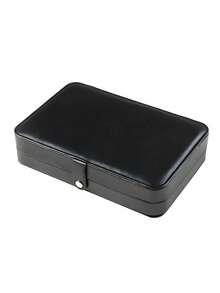 1 hộp đựng trang sức dung tích lớn, hộp đựng trang sức du lịch cao cấp, hộp trưng bày trang sức nhiều ngăn, hộp đựng trang sức chống thấm nước bằng PU, hộp đựng mỹ phẩm, phụ kiện du lịch, hộp đựng trang sức, thích hợp để đựng nhẫn, dây chuyền, bông tai, vòng tay, mặt dây chuyền, v.v. Một món quà tuyệt vời dành cho phụ nữ, quà tặng ngày lễ, quà tặng ngày Valentine. - Nhiều màu - Xem 13