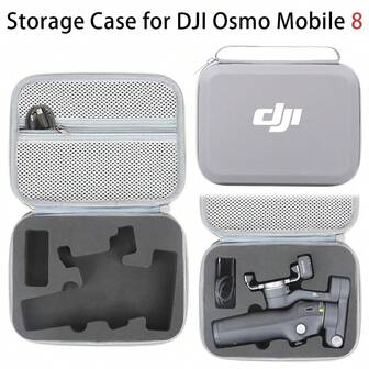 porseejie Hard Carrying Bag For Osmo Mobile 8 Storage Bag For OM 8 Handheld Gimbal Travel Accessories