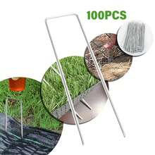 6" GALVANISED Metal Pegs - Silver - View 3