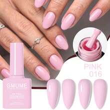 7.5毫升婴儿粉色凝胶指甲油 - 情人节甜美草莓牛奶色 - 所见即所得包装 - 可卸UV LED DIY沙龙美甲 - 甜美少女风美甲礼物 - 淺粉色 - 查看 8