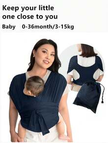 New Ergonomic Baby Carrier, Suitable For Newborns, Sling-Style Infant Carrier, X-Type Baby Backpack
