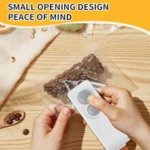 CYPNSelladora de Bolsas Plásticas Sellador de Bolsas Mini Portatil 2 en 1 Recargable por USB-C Máquina Selladora Máquina Selladora Termica para Bocadillos y Almacenamiento de AlimentosFashion - 219750908 - Ver 7